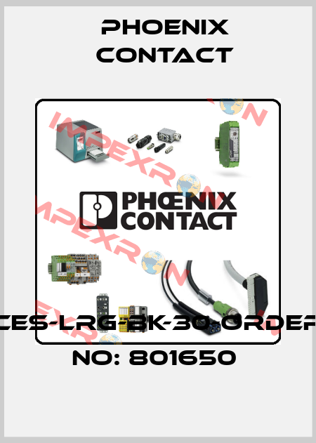 CES-LRG-BK-30-ORDER NO: 801650  Phoenix Contact