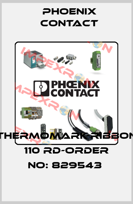 THERMOMARK-RIBBON 110 RD-ORDER NO: 829543  Phoenix Contact