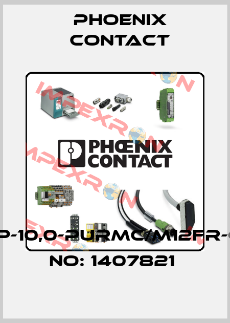 SAC-6P-10,0-PURMC/M12FR-ORDER NO: 1407821  Phoenix Contact