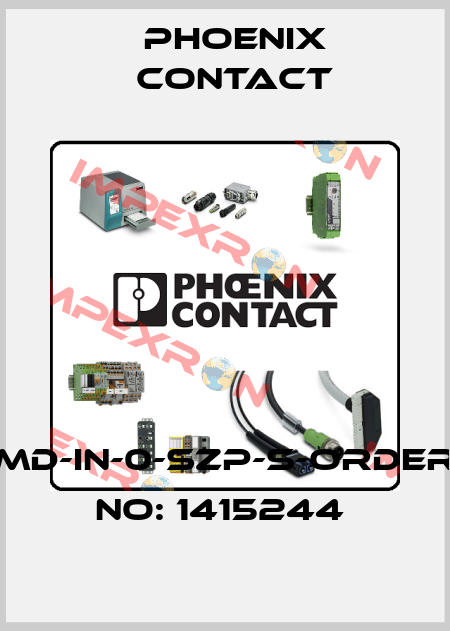 MD-IN-0-SZP-S-ORDER NO: 1415244  Phoenix Contact