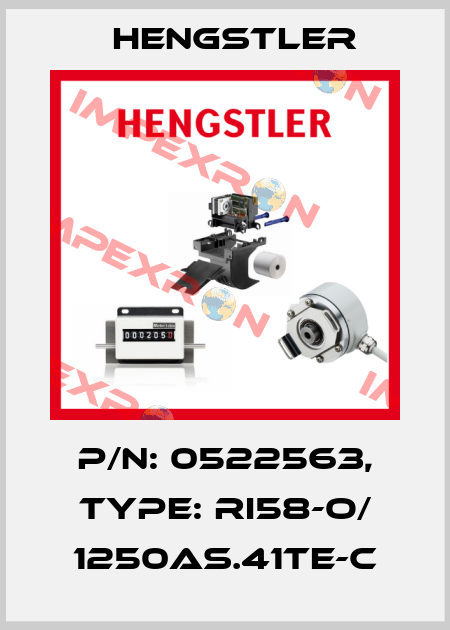 p/n: 0522563, Type: RI58-O/ 1250AS.41TE-C Hengstler