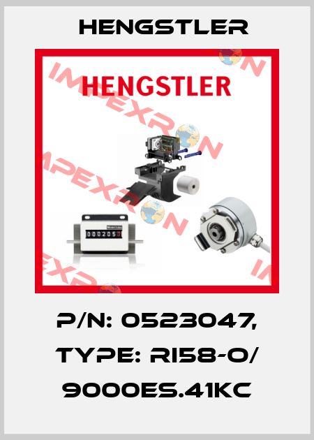 p/n: 0523047, Type: RI58-O/ 9000ES.41KC Hengstler