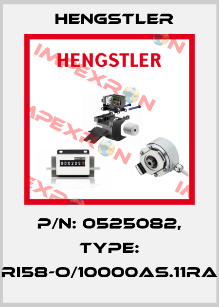p/n: 0525082, Type: RI58-O/10000AS.11RA Hengstler