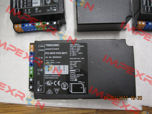 86458342 PCI 0070 FOX B011 Tridonic