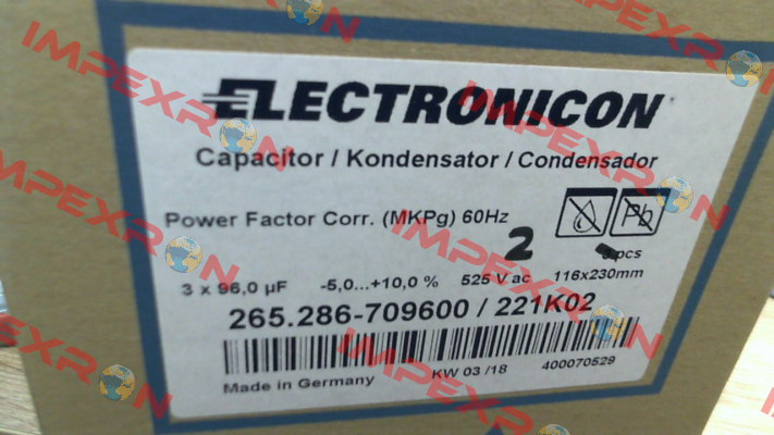 265.286-709600 Electronicon