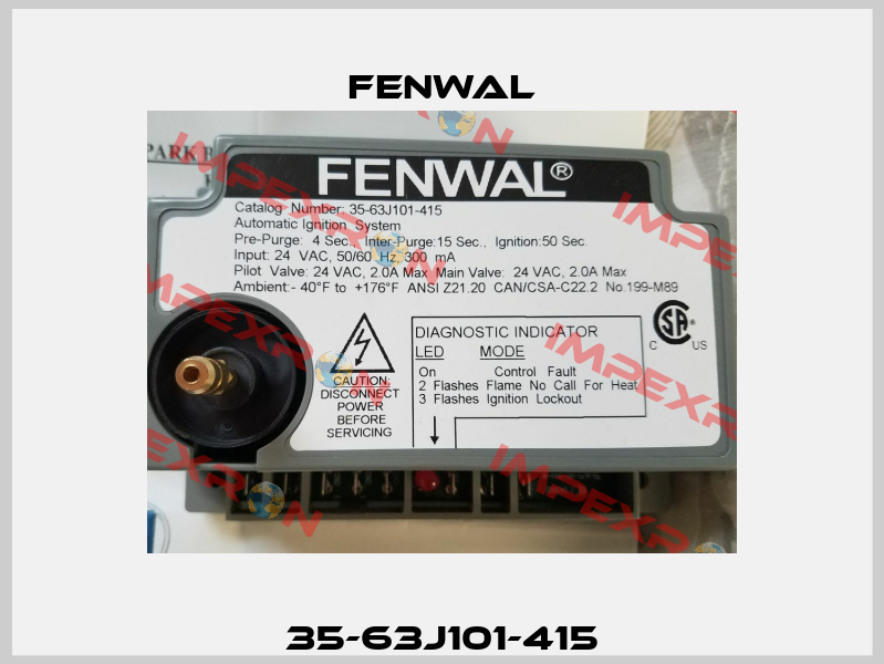 35-63J101-415 FENWAL
