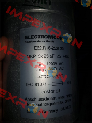 E62.R16-253L30 Electronicon