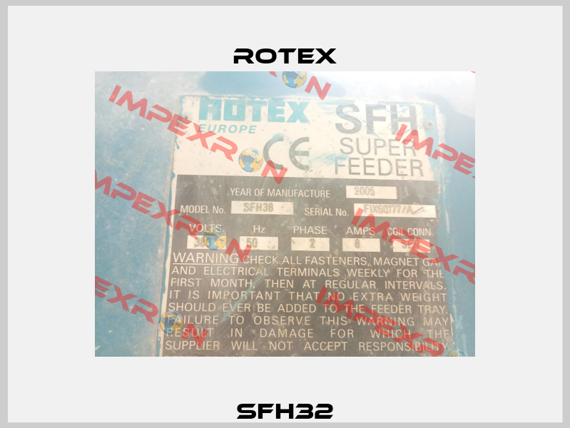 SFH32 Rotex