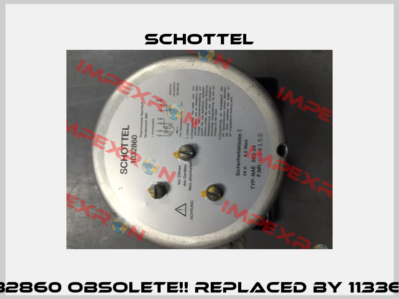 1032860 Obsolete!! Replaced by 1133677 Schottel
