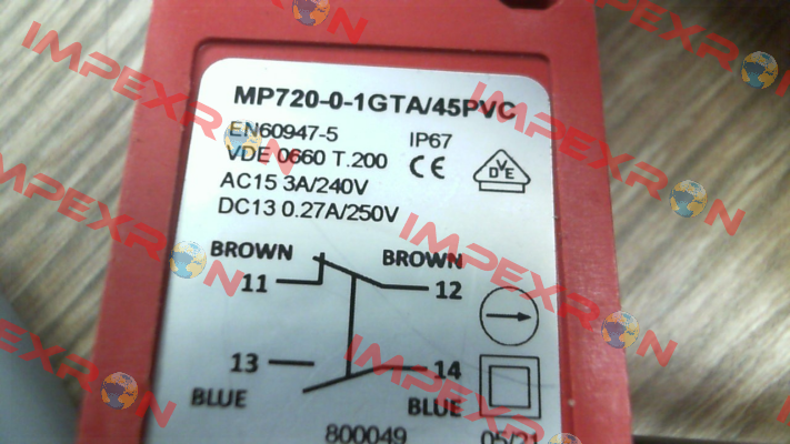 MP720-0-1GTA/45 Microprecision Electronics SA