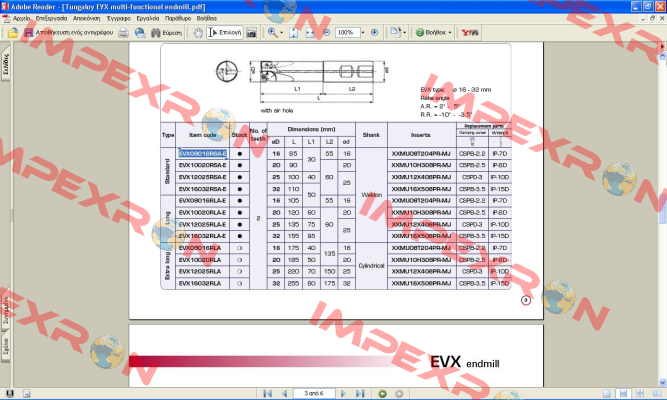 EVX08016RSA  Tungaloy