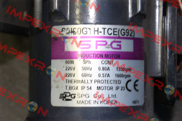 S9I60GTH-TCE(G92) Spg Motor