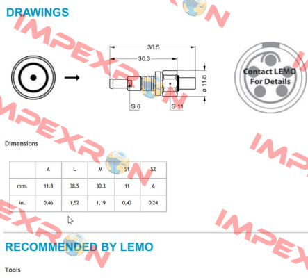 FVN.03.250.SLAC31 Lemo