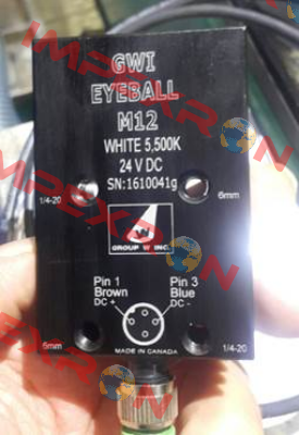 GWI EYEBALL M12   S/N:1610041g  Omron