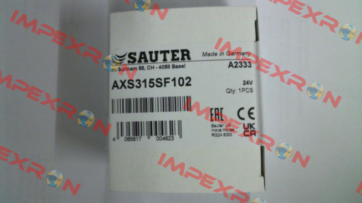 AXS315SF102 Sauter